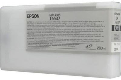 Epson T6537 Light Black 200  (C13T653700)