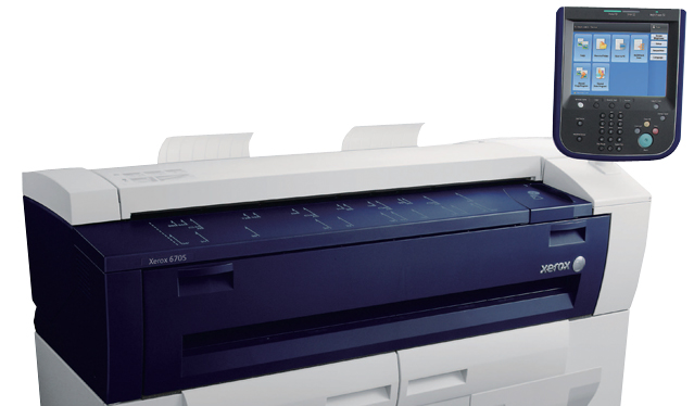   () Xerox 6705 MF 2 roll