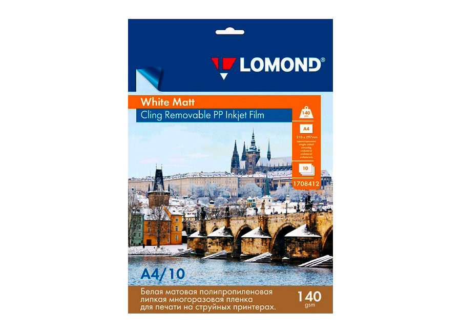    Lomond Clining Removable PP InkJet Film 4, 140 /2, 220 , 10  (1708412)