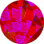 Фольга голограмма 13, Листовая, красное битое стекло, A4, 10 шт