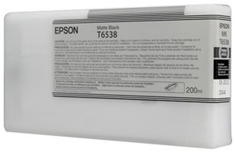  Epson T6538 Matte Black 200  (C13T653800)