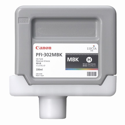  Canon PFI-302MBK Matte Black 300  (2215B001)