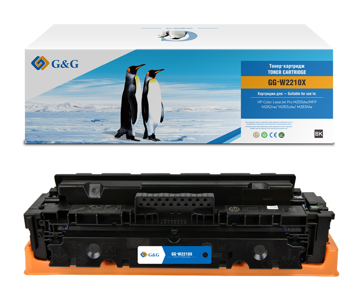 Cartridge G&G 207X  HP CLJ M255/M282/M283,   (3150.),  ( W2210X)