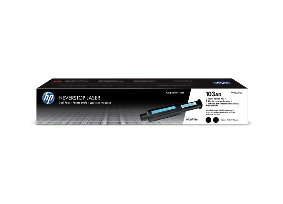 a  HP 103AD  Neverstop 1000/1200,   (2*2 500 .) (W1103AD)