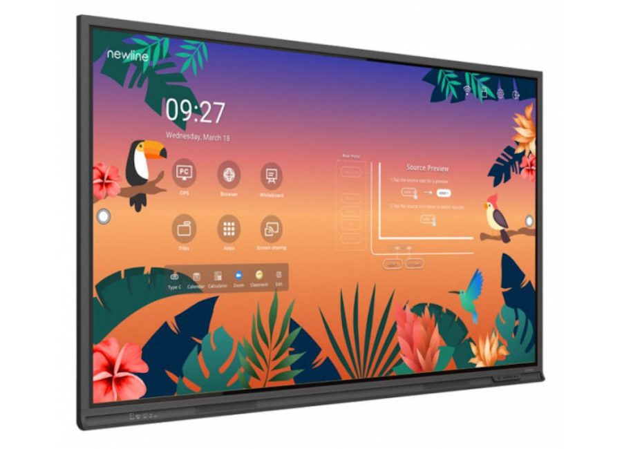   Newline TT-7523QAS, 75", 4K UHD, Zero Bonding, 8/128 Gb, Wi-Fi, Bluetooth, Android