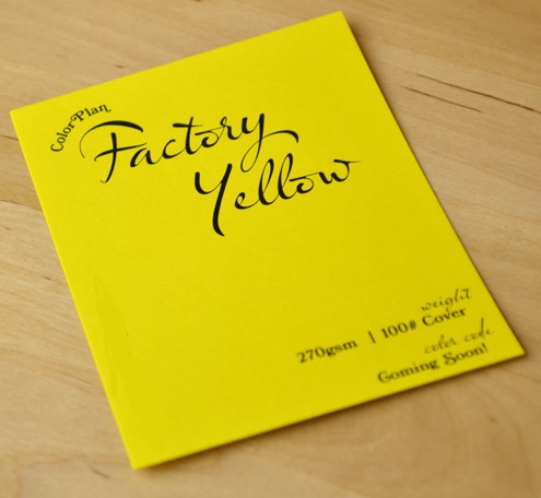   Colorplan Factory Yellow 270
