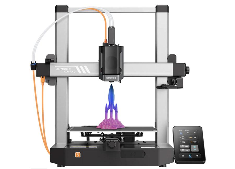 3D   Anycubic Kobra 3 Combo