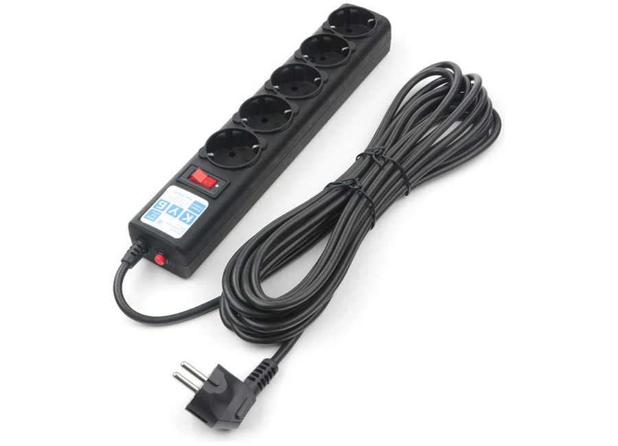 ������� ������  Power Cube 3 �, 5 ������� � �����������, 10�, 2.2���, 3x0.75, ������ ������, SPG5-�3