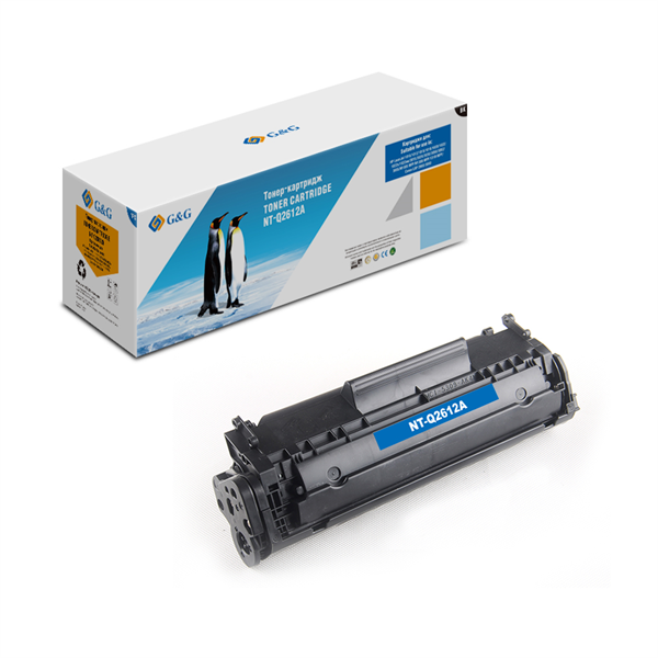 Cartridge G&G 12A  HP LJ 1010/12/15/18/20/22/ 3015/20/30/50/52/55/M1005/M1300/1319; Canon LBP 2900/3000/L120/L90 ( Q2612A)