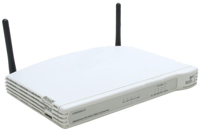 3Com 3CRWDR200-75-ME OfficeConnect ADSL Wireless 108Mbps 11g Firewall Router